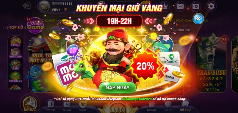 Khuyến mãi cổng game luôn có giá trị khủng, săn là mê