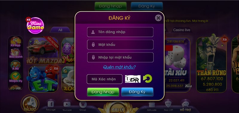 Đăng ký cổng game cực kỳ dễ dàng mà ai cũng làm được