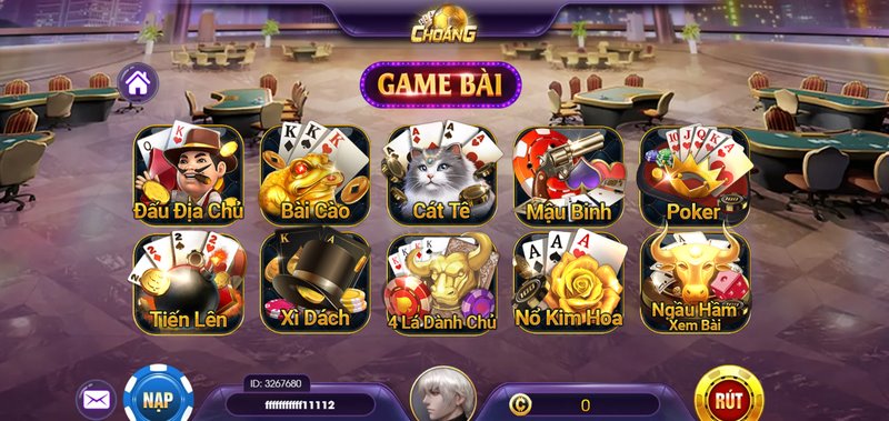 Game bài đa dạng thể loại tha hồ cho bạn trải nghiệm