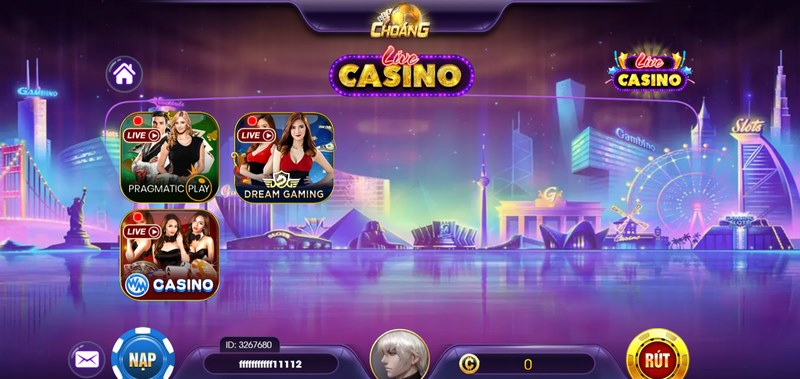 Danh mục Live casino uy tín, chất lượng với hình ảnh, âm thanh sống động