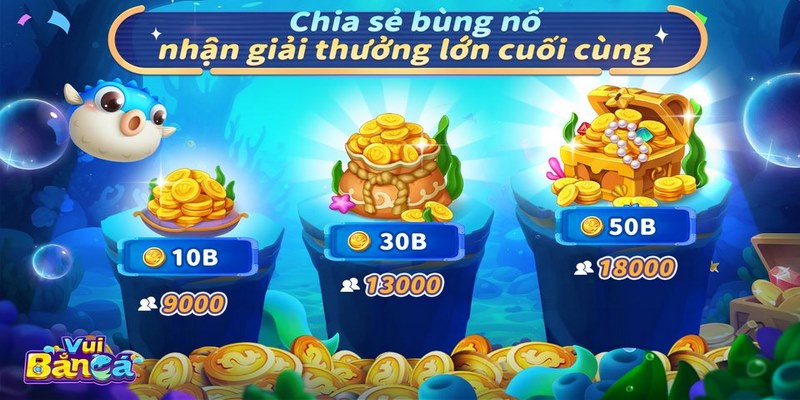 Đa dạng sảnh chơi bắn cá phù hợp game thủ